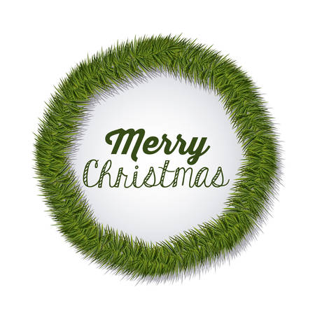 Merry Christmas concept with decoration icons  design, vector illustration eps 10のイラスト素材