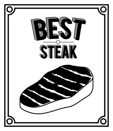 Steak House concept with meat design, vector illustration eps 10のイラスト素材