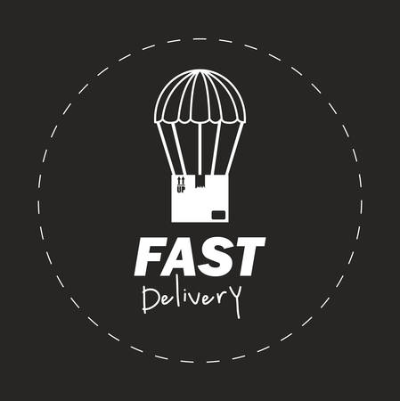 Delivery concept with shipping and logistics icons design, vector illustrationのイラスト素材