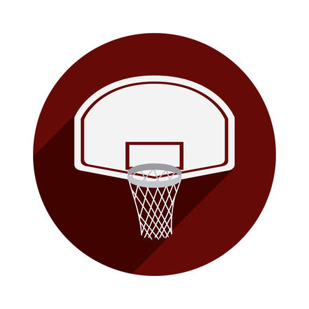 Basketball concept with league icons design, vector illustration のイラスト素材