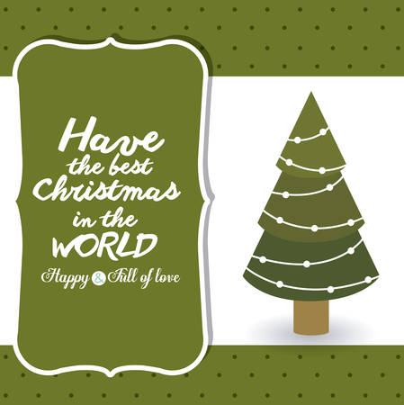 Merry Christmas concept with decoration icons design, vector illustrationのイラスト素材