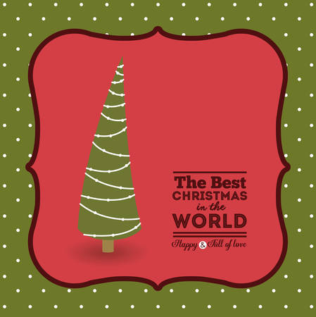 Merry Christmas concept with decoration icons design, vector illustration のイラスト素材