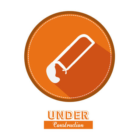 Under construction concept with tools design, vector illustration eps 10のイラスト素材