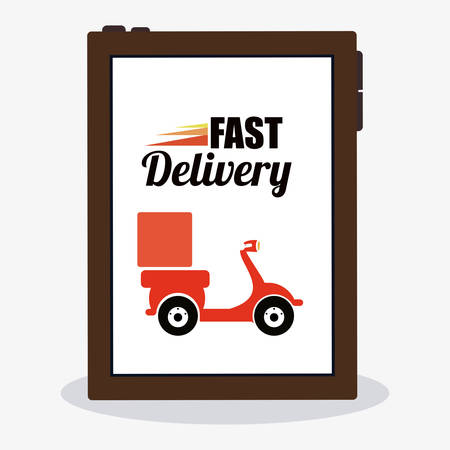 Delivery concept with shipping icons design, vector illustration eps 10のイラスト素材