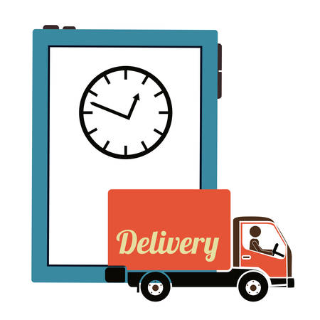 Delivery concept with shipping icons design, vector illustration eps 10のイラスト素材