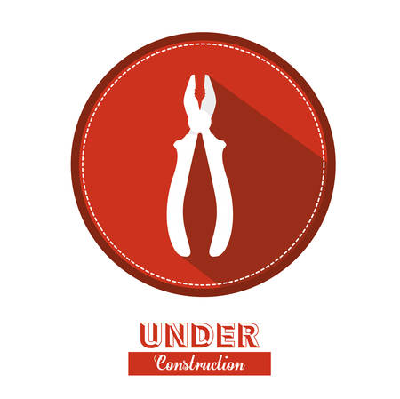 Under construction concept with tools design, vector illustration eps 10のイラスト素材