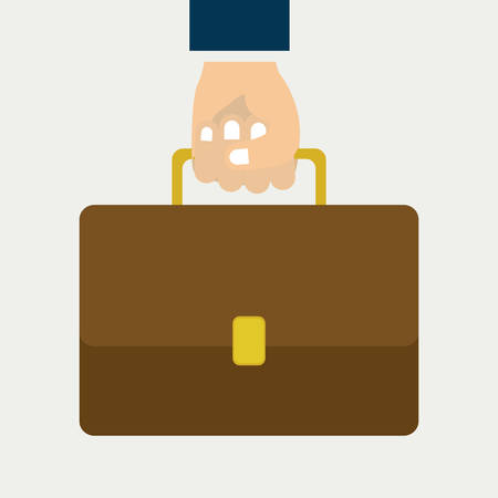 suitcase concept with hand design, vector illustration eps 10のイラスト素材
