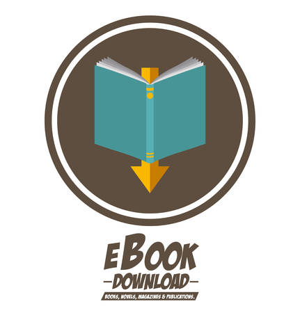 Ebook concept with technology gadget design, vector illustration eps 10のイラスト素材