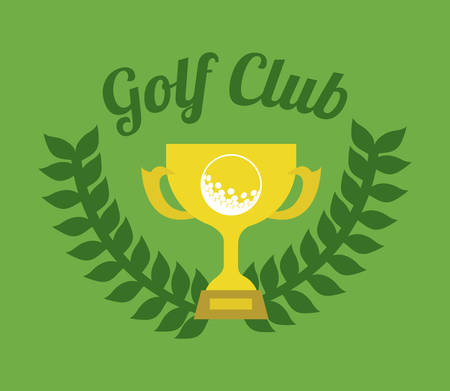 Golf concept with league icons design, vector illustration eps 10のイラスト素材