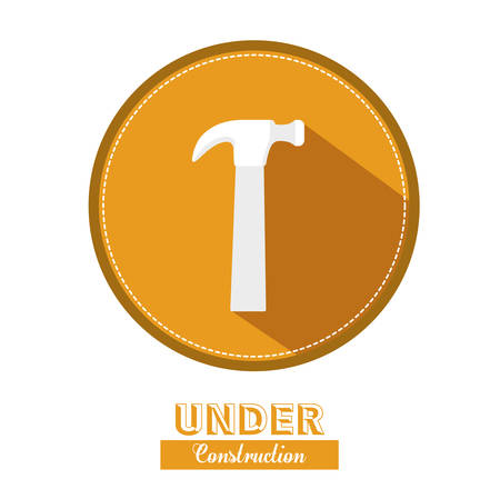 Under construction concept with tools design, vector illustration eps 10のイラスト素材