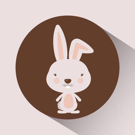 Little animal concept about cute rabbit design, vector illustration eps 10のイラスト素材