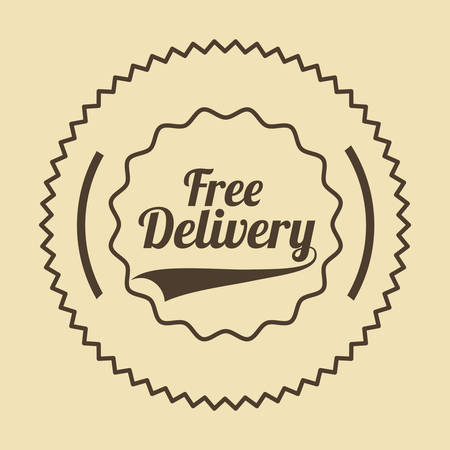 delivery service design, vector illustration graphicのイラスト素材