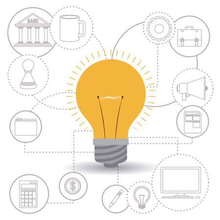 business world design, vector illustration eps10 graphicのイラスト素材