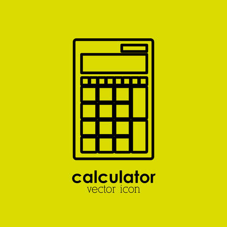 calculator icon design, vector illustration eps10 graphicのイラスト素材