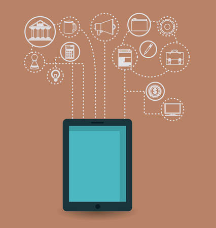 business world design, vector illustration eps10 graphicのイラスト素材