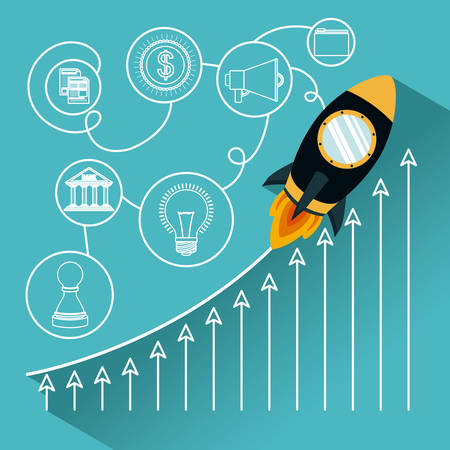 business world design, vector illustration eps10 graphicのイラスト素材