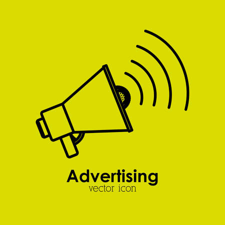 megaphone icon design, vector illustration eps10 graphicのイラスト素材