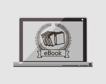 online bookstore design, vector illustration eps10 graphicのイラスト素材