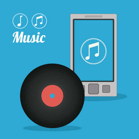 Music concept with supplies icons design, vector illustration の写真素材