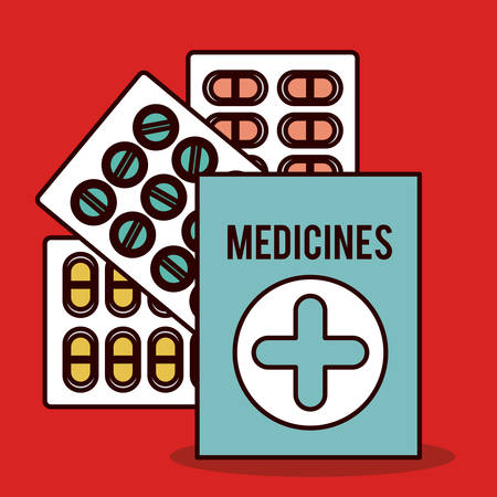 medicines icon design, vector illustration eps10 graphicのイラスト素材