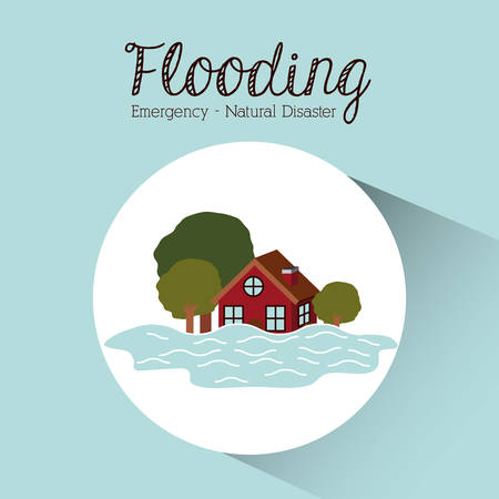 natural disaster design, vector illustration graphicのイラスト素材