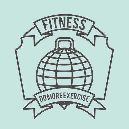 fitness lifestyle design, vector illustration graphicのイラスト素材