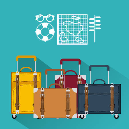 travel vacation plans design, vector illustration graphicのイラスト素材