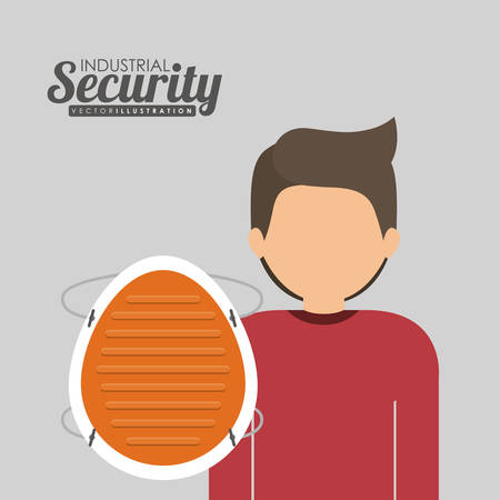 industrial security  design, vector illustration  graphicのイラスト素材