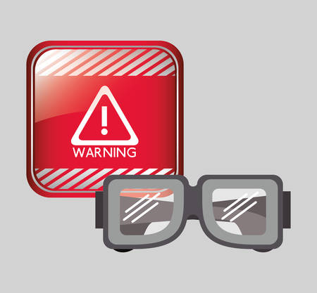 danger warning design, vector illustration graphicのイラスト素材