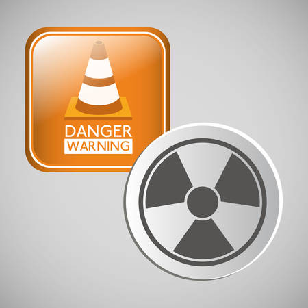 danger warning design, vector illustration graphicのイラスト素材