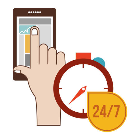 customer service design, vector illustration graphicのイラスト素材