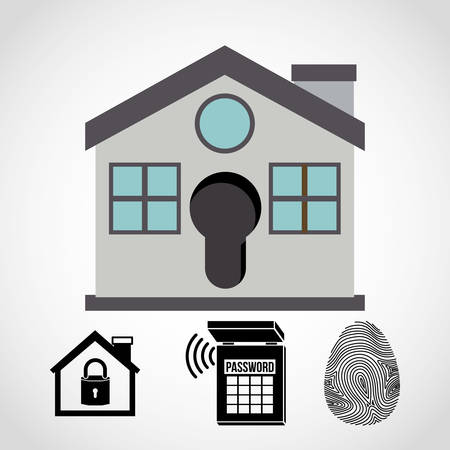 security systems designのイラスト素材