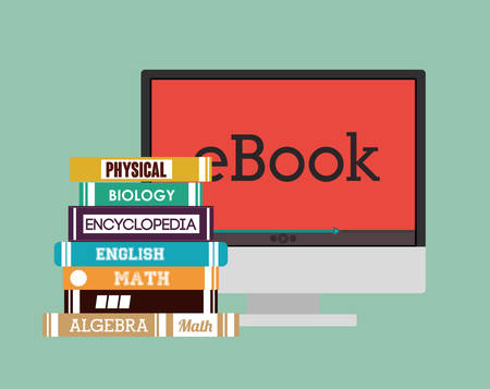 online bookstore designのイラスト素材