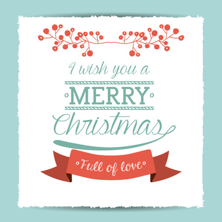 happy merry christmas design, vector illustration eps10 graphicのイラスト素材