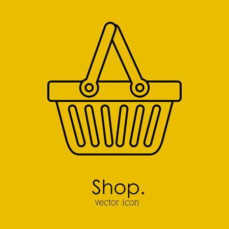 shop isolated icon design, vector illustration eps10 graphicのイラスト素材