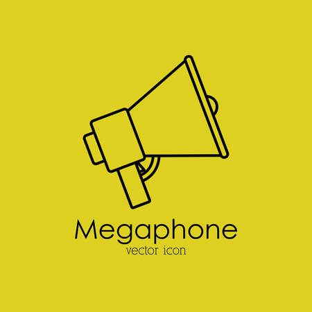 megaphone isolated icon design, vector illustration eps10 graphicのイラスト素材