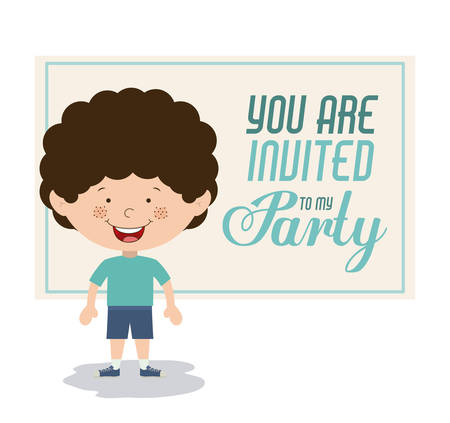 party invitation design, vector illustration eps10 graphicのイラスト素材