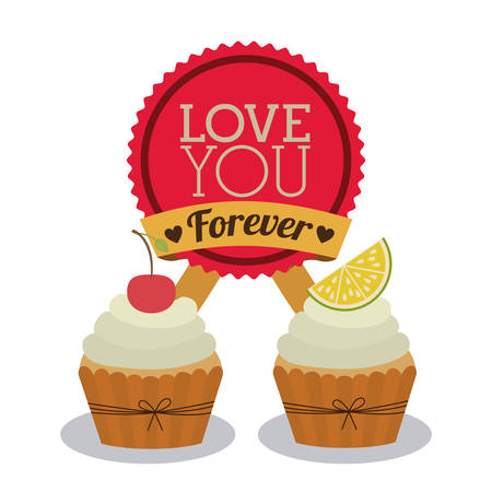 love you card design, vector illustration eps10 graphicのイラスト素材
