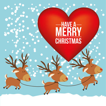 happy merry christmas design, vector illustration eps10 graphicのイラスト素材