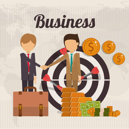 business people design, vector illustration eps10 graphicのイラスト素材