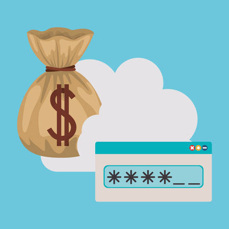 cloud computing design, vector illustration eps10 graphicのイラスト素材