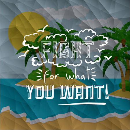 motivational poster message design, vector illustration eps10 graphicのイラスト素材