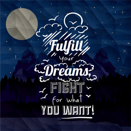 motivational poster message design, vector illustration eps10 graphicのイラスト素材