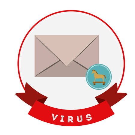 virus protection design, vector illustration eps10 graphicのイラスト素材