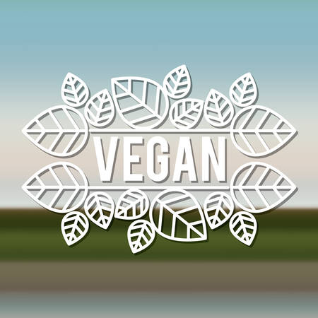 vegetarian food design, vector illustration eps10 graphicのイラスト素材