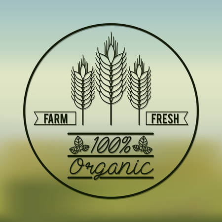 organic product design, vector illustration eps10 graphicのイラスト素材