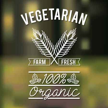 vegetarian food design, vector illustration eps10 graphicのイラスト素材