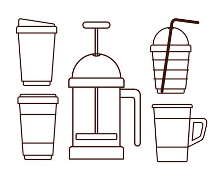 delicious coffee design, vector illustration eps10 graphicのイラスト素材