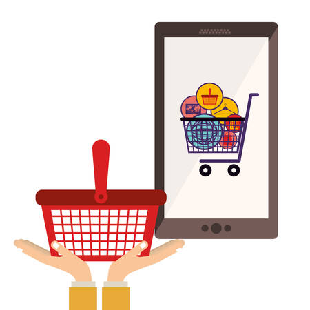 electronic commerce design, vector illustration eps10 graphicのイラスト素材