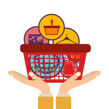 commerce icons design, vector illustration eps10 graphicのイラスト素材